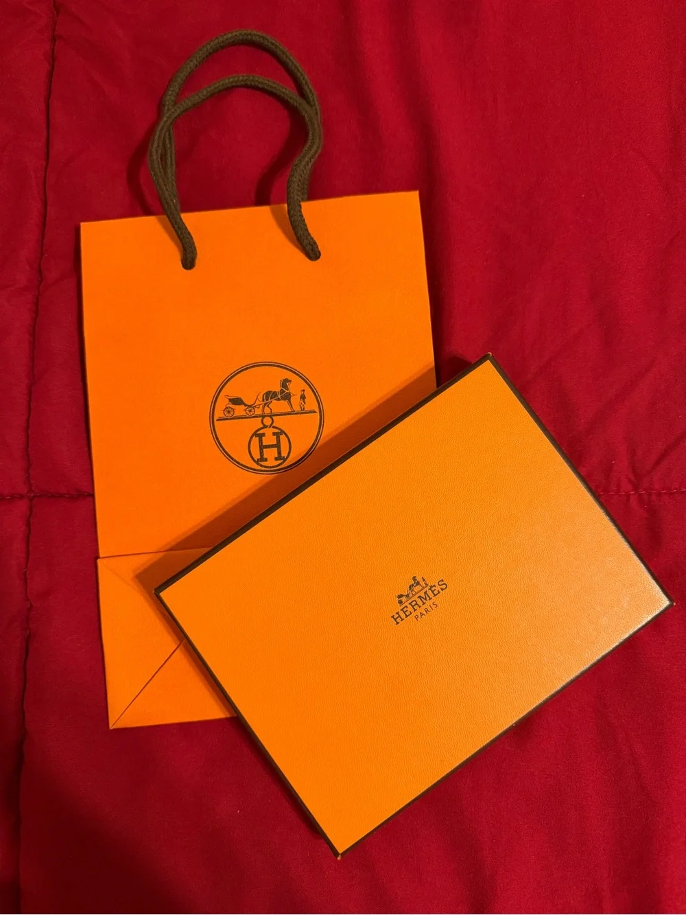 Authentic Hermès Silk Notebook 